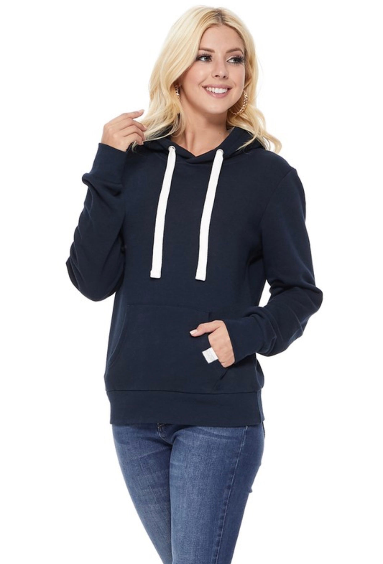 Basic Fleece Pullover Hoodie